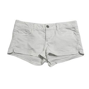 American Eagle White Stretch Jean Short-Shorts  Women’s 10